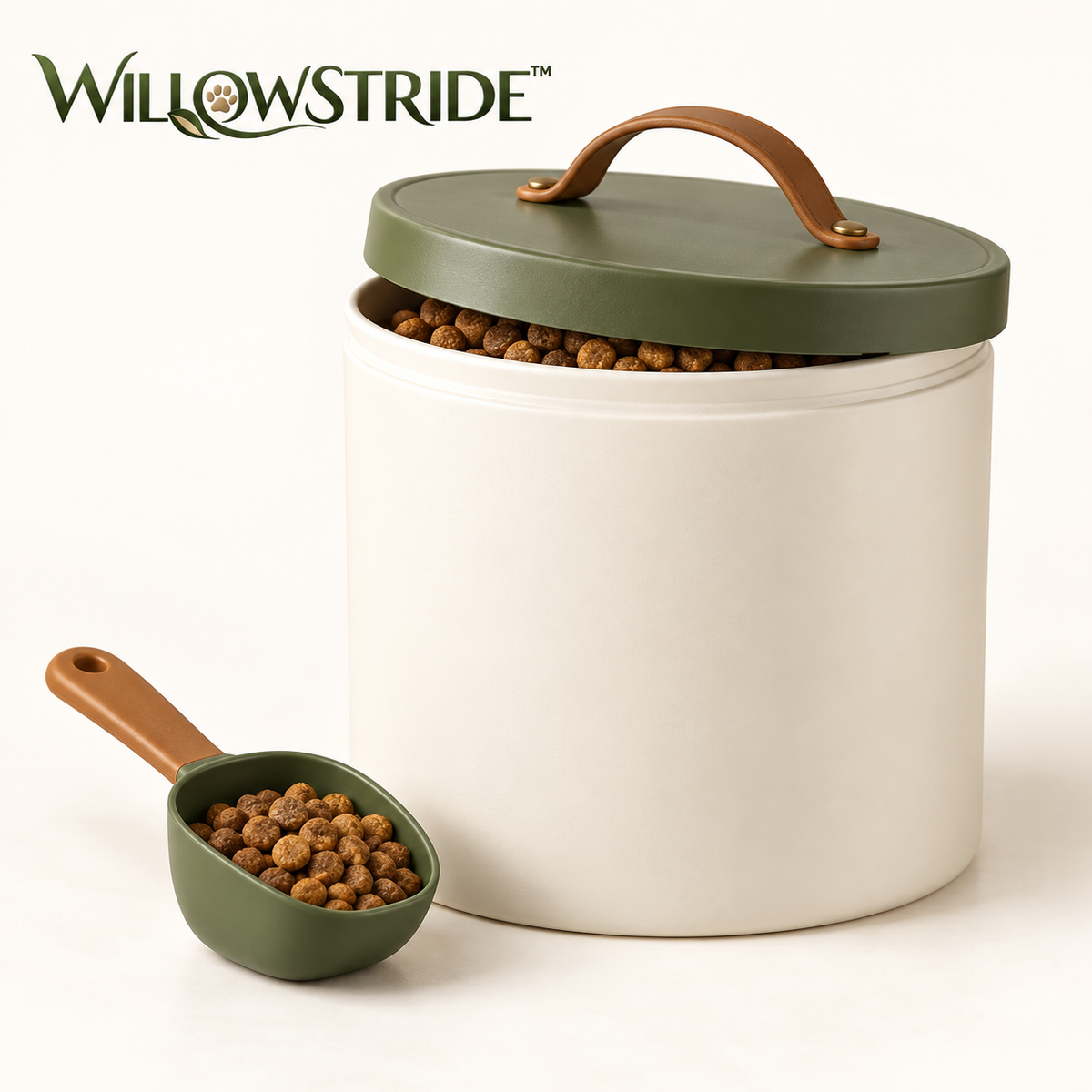 WILLOWSTRIDE™ Pet Food Storage Canister with Scoop