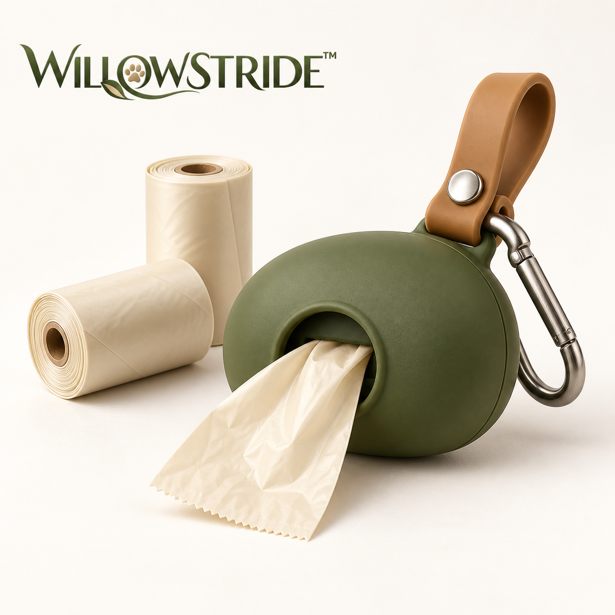 WILLOWSTRIDE™ Dog Waste Bag Dispenser with 2 Refill Rolls