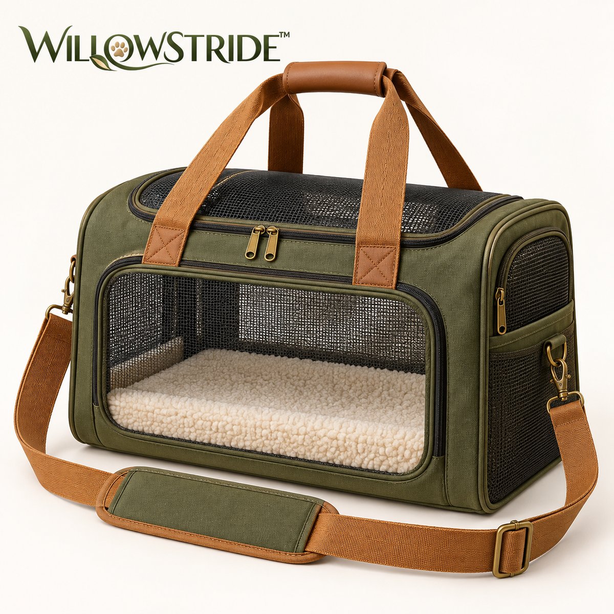 WILLOWSTRIDE™ Soft-Sided Pet Travel Carrier