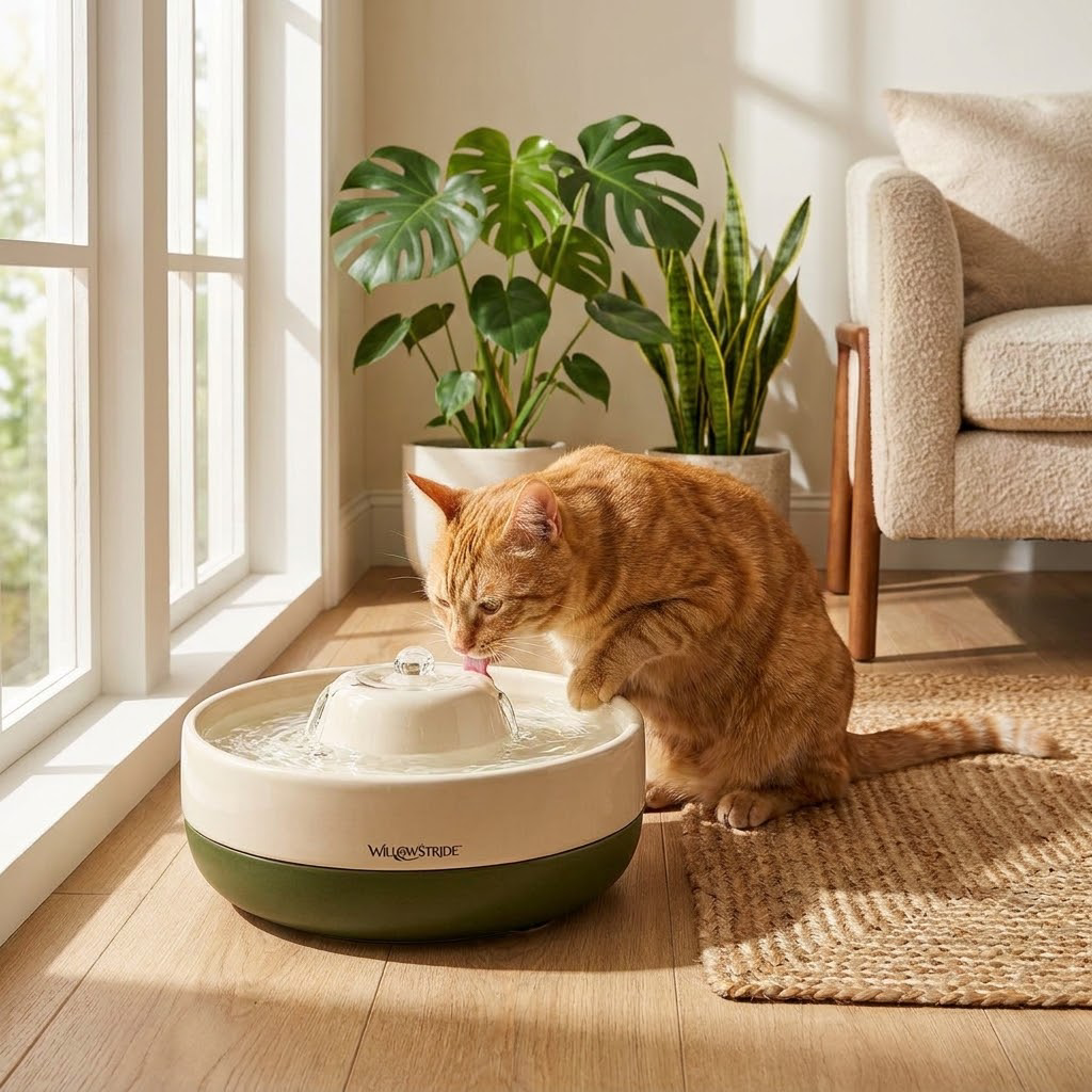 WILLOWSTRIDE™ Bubbling Pet Water Fountain