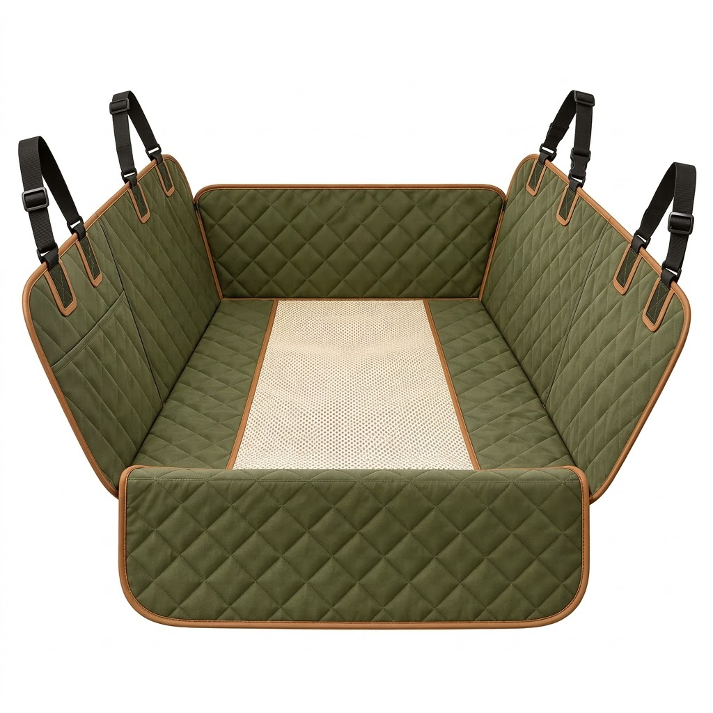 WILLOWSTRIDE™ Quilted Dog Car Seat Hammock Cover
