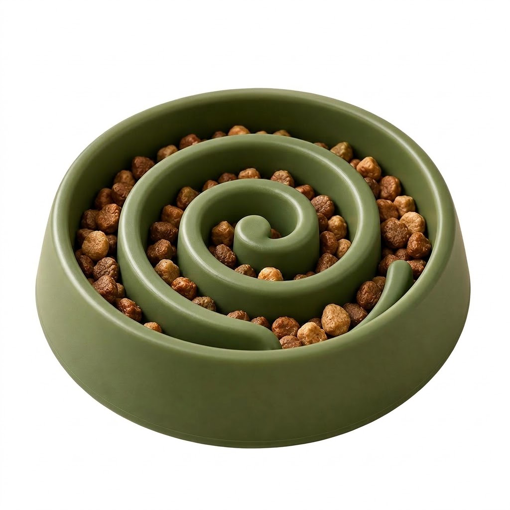 WILLOWSTRIDE™ Spiral Slow Feeder Dog Bowl