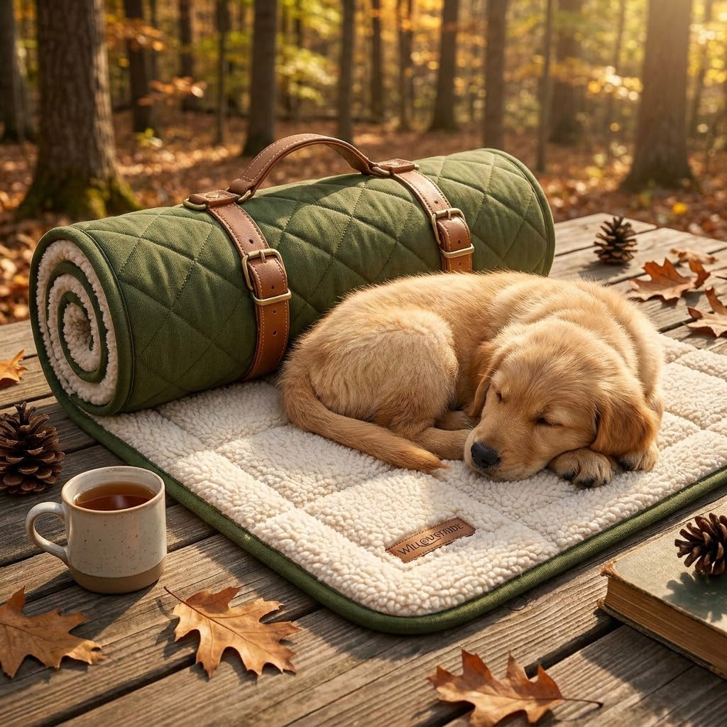 WILLOWSTRIDE™ Roll-Up Dog Travel Mat