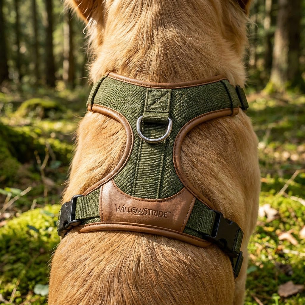 WILLOWSTRIDE™ Adjustable Mesh-Lined Dog Harness