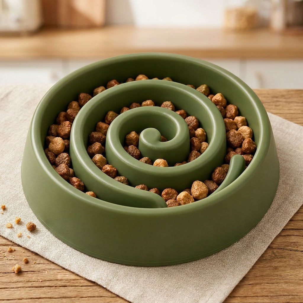 WILLOWSTRIDE™ Spiral Slow Feeder Dog Bowl