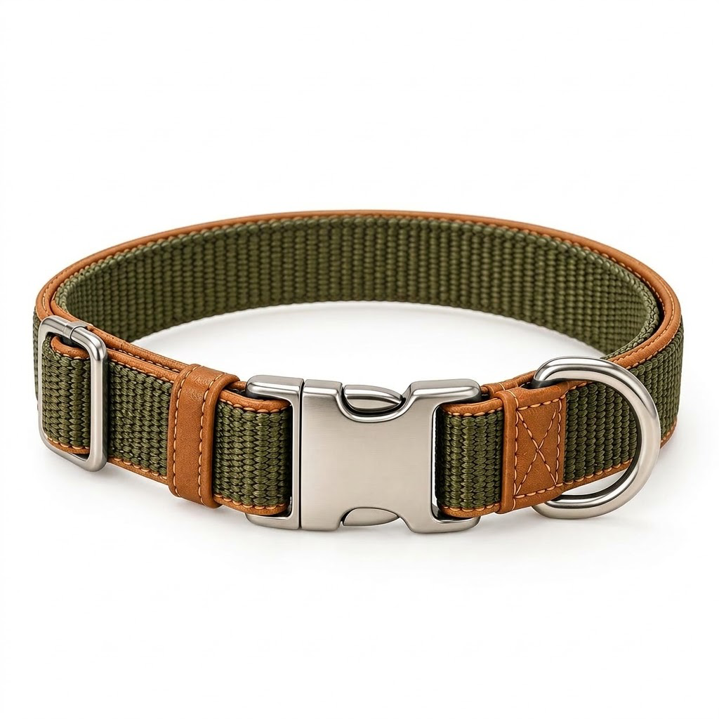 WILLOWSTRIDE™ Adjustable Dog Collar with Metal Buckle