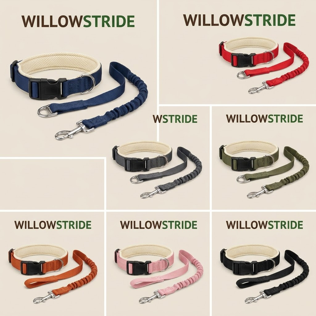 WILLOWSTRIDE™ Hands-Free Dog Walking Belt and Bungee Leash