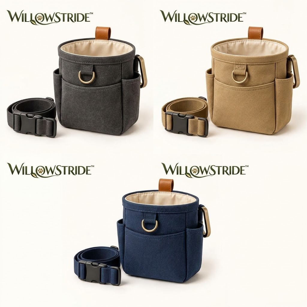 WILLOWSTRIDE™ Dog Training Treat Pouch with Waist Belt