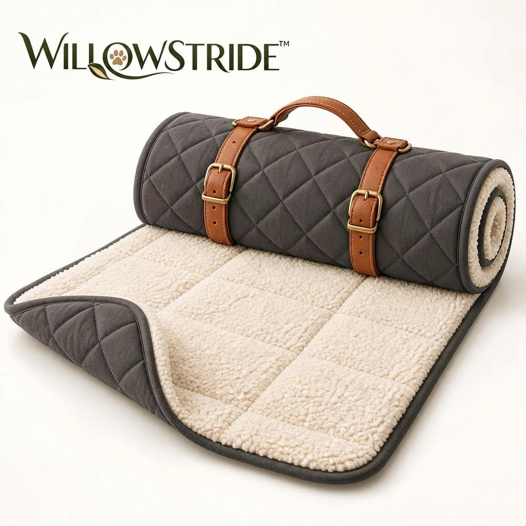 WILLOWSTRIDE™ Roll-Up Dog Travel Mat