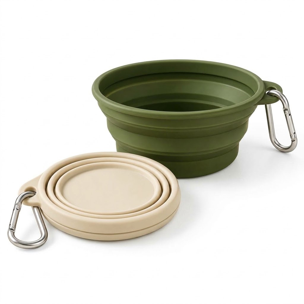 WILLOWSTRIDE™ Collapsible Travel Pet Bowls, Set of 2