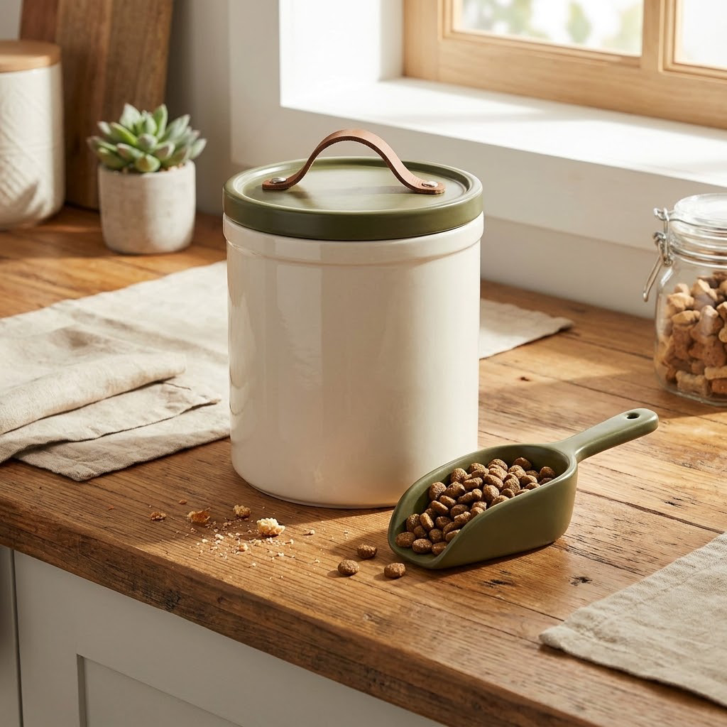 WILLOWSTRIDE™ Pet Food Storage Canister with Scoop